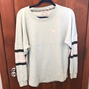 Mint Green PINK by VS crewneck